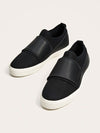 Embossed Black Sneaker